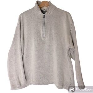 VINTAGE CANYON RIVER BLUES QUARTER ZIP SWEATER SIZE LARGE
